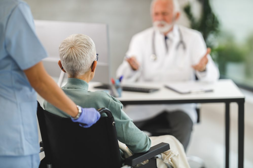 doctor explaining treatment plan to patient